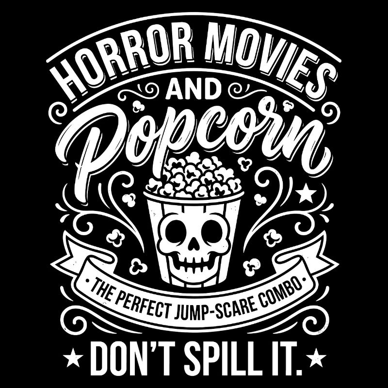 Films d’horreur Crâne de popcorn