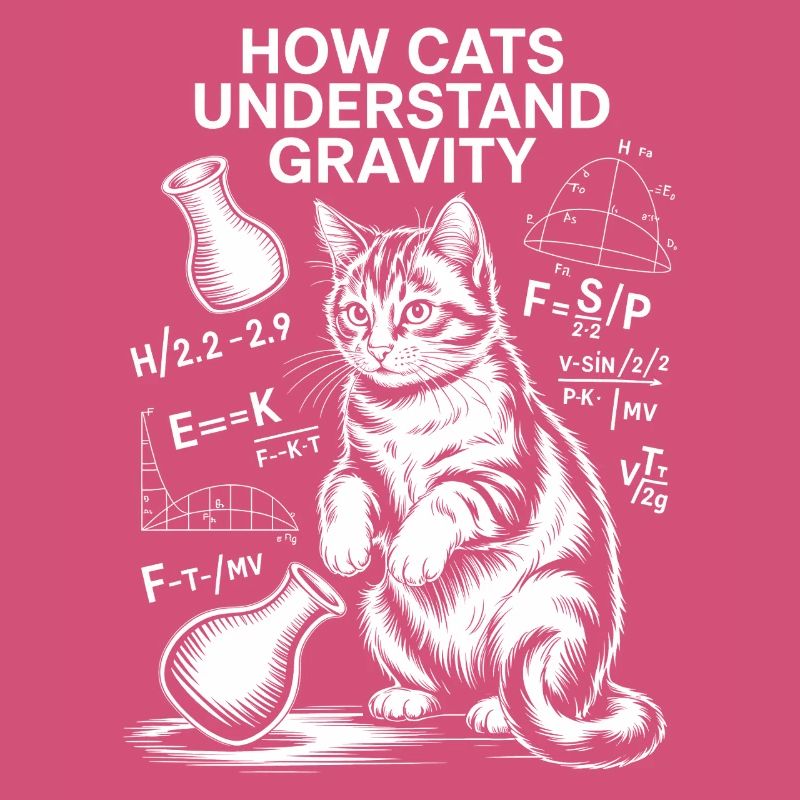 Physics Cats Sayings Math Joke Physics Gift