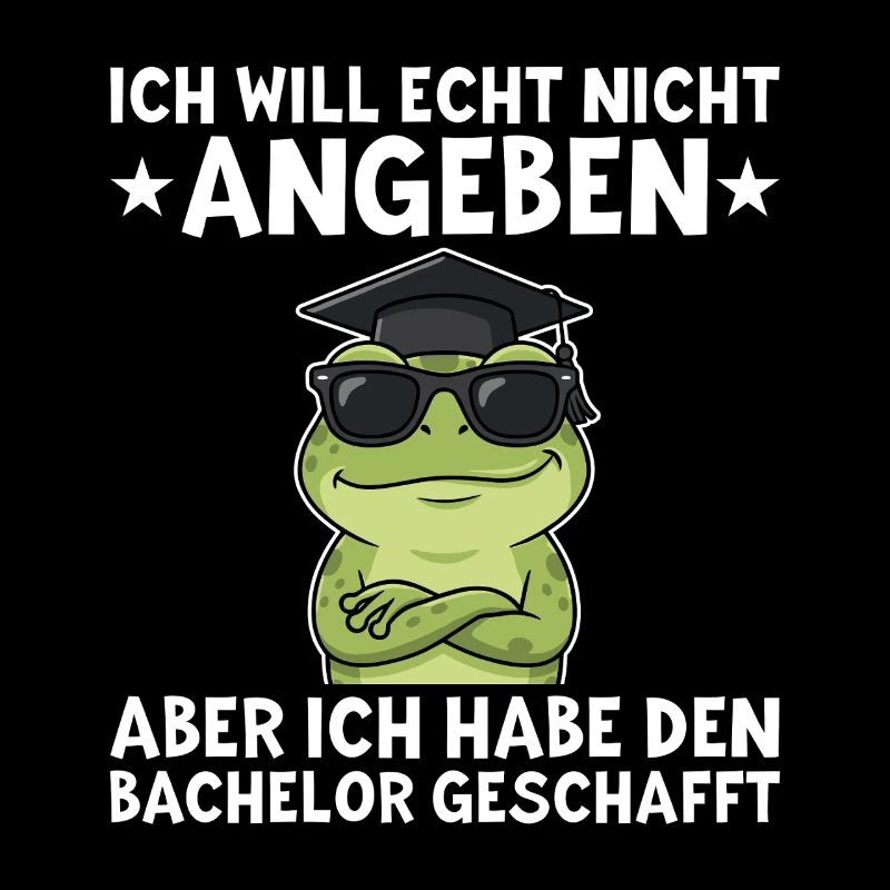 Bachelor Bestanden Frosch Abschluss Geschenk