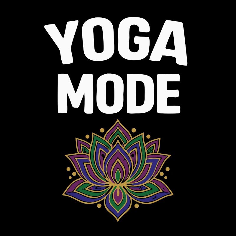 Yoga Mode On Lotus Flower