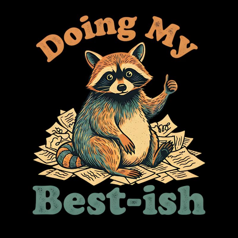 Doing My Best-Ish Raccoon