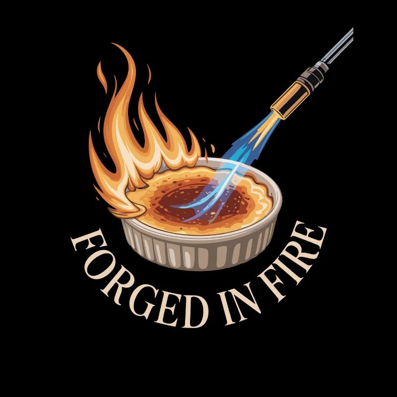 Forged In Fire Creme Brulee Dessert Flame