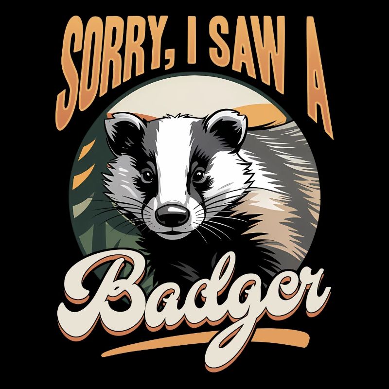 Funny Animal Badger