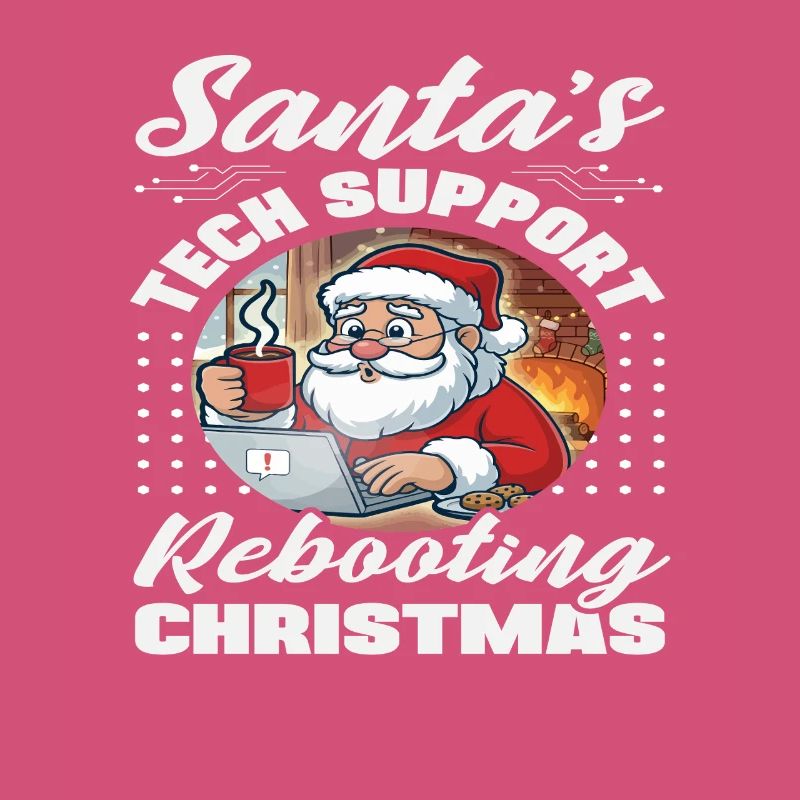 Weihnachtsmann Tech Support Weihnachten IT