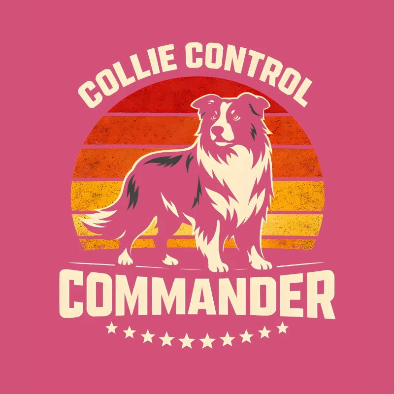 Collie Commando | Border Collie Retro