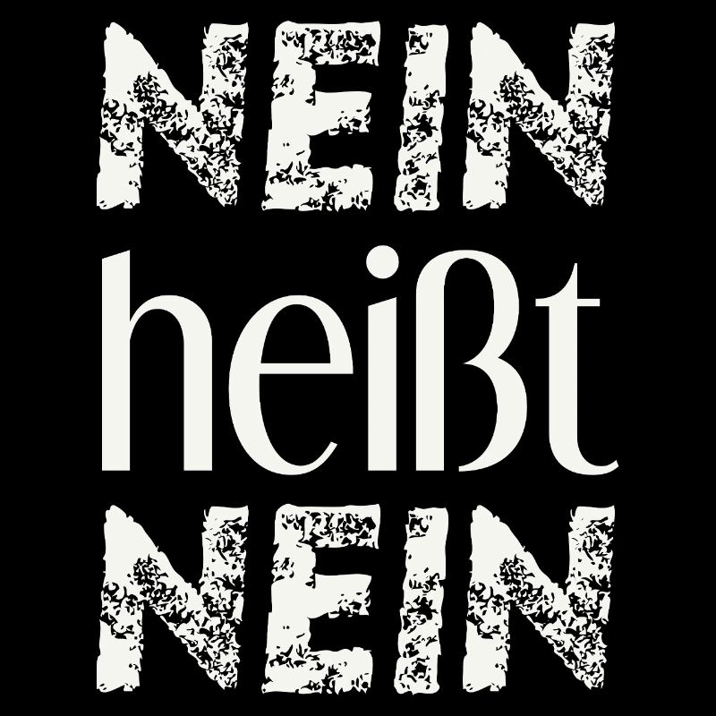 Nein heißt Nein Geschenkidee Feminismus Consent 