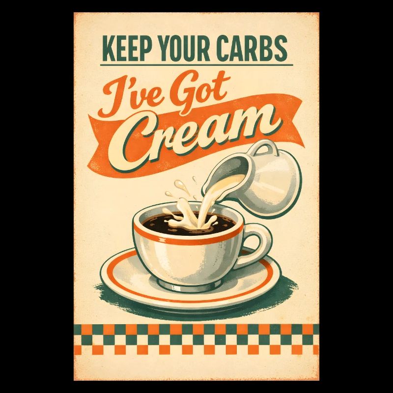 Carbs gone, cream here | Keto Retro