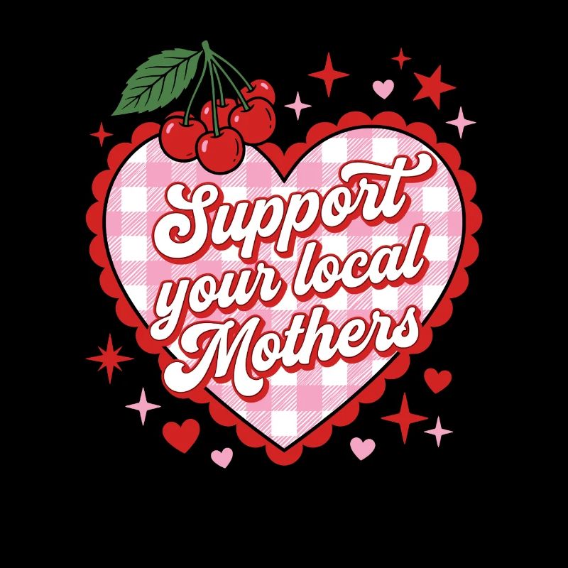 Soutenez Local Moms Heart Design