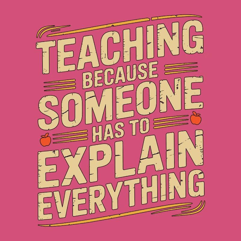 Elementary Teacher Teaching Because School Tutor