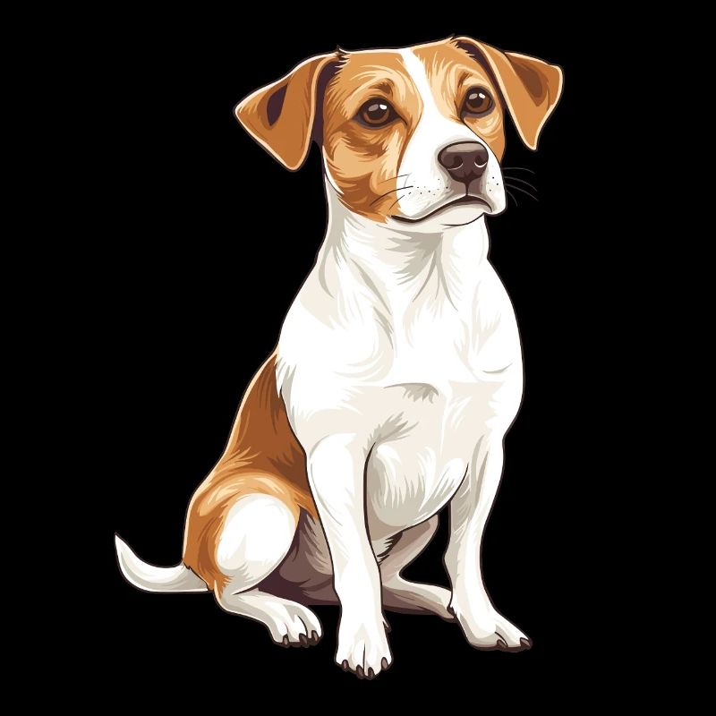 Jack Russel Terrier Design Illustration