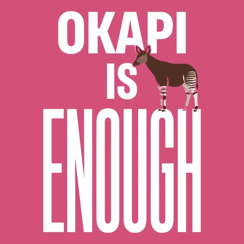 Okapi-liebhaber Okapi-tier Seltene Tierweltliebe