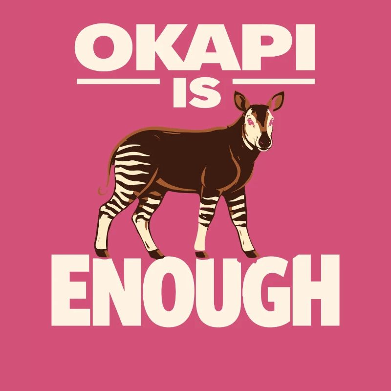 Okapi-liebhaber Okapi-tier Seltene Tierweltliebe