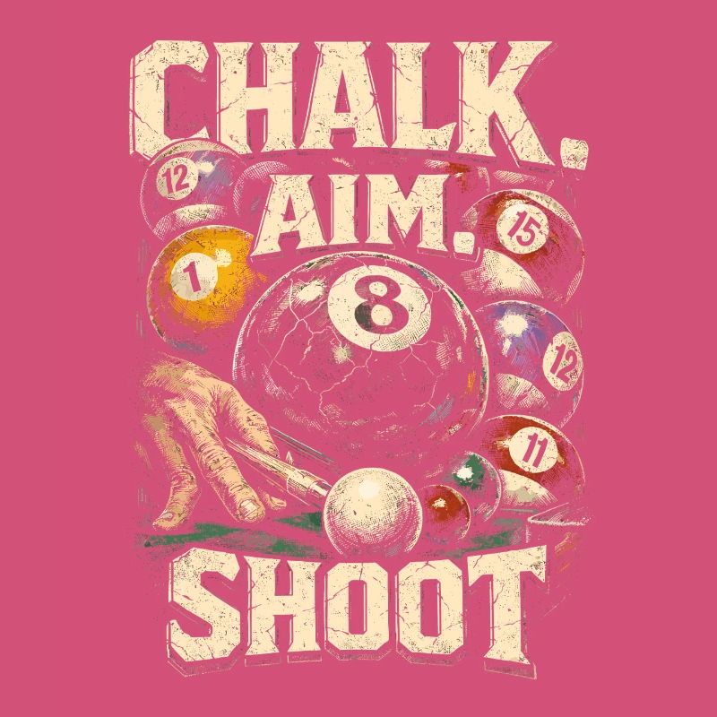 8-Ball Billard Chalk Aim Shoot