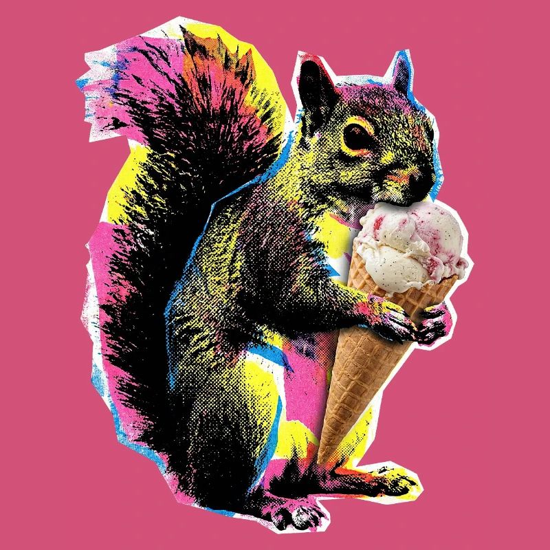 Eichhörnchen Eis