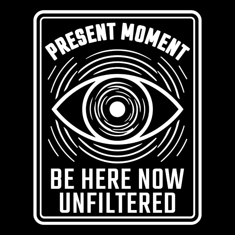 Attention des yeux Moment présent