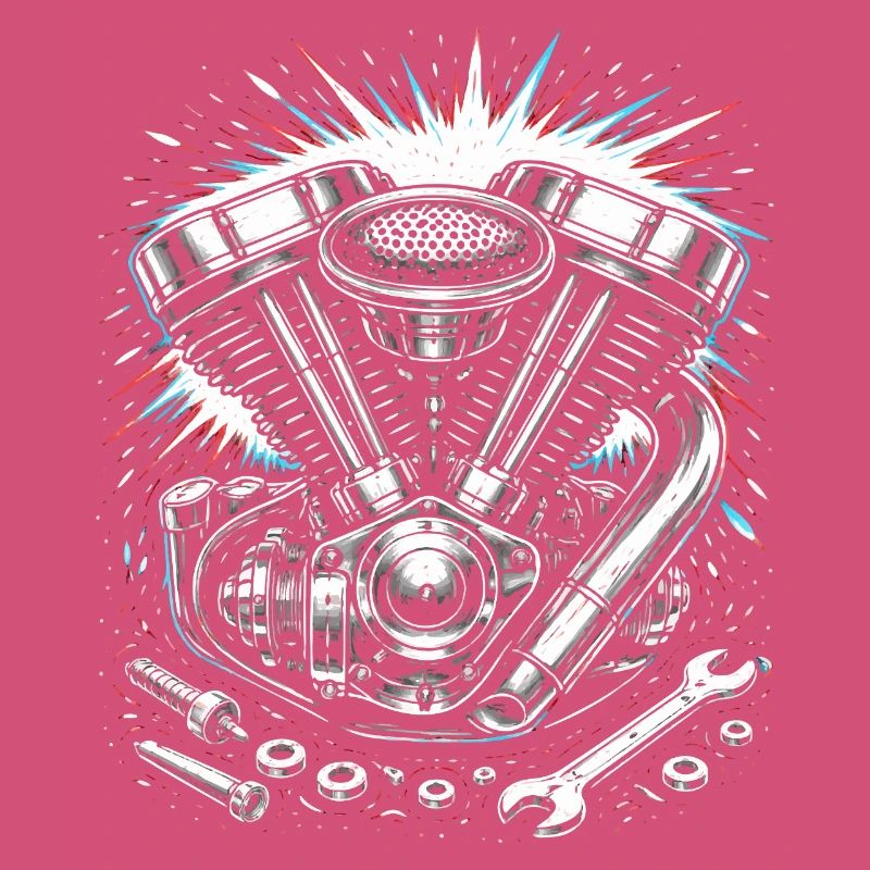 Motorcycle Engine Screwdriver Tuning Design