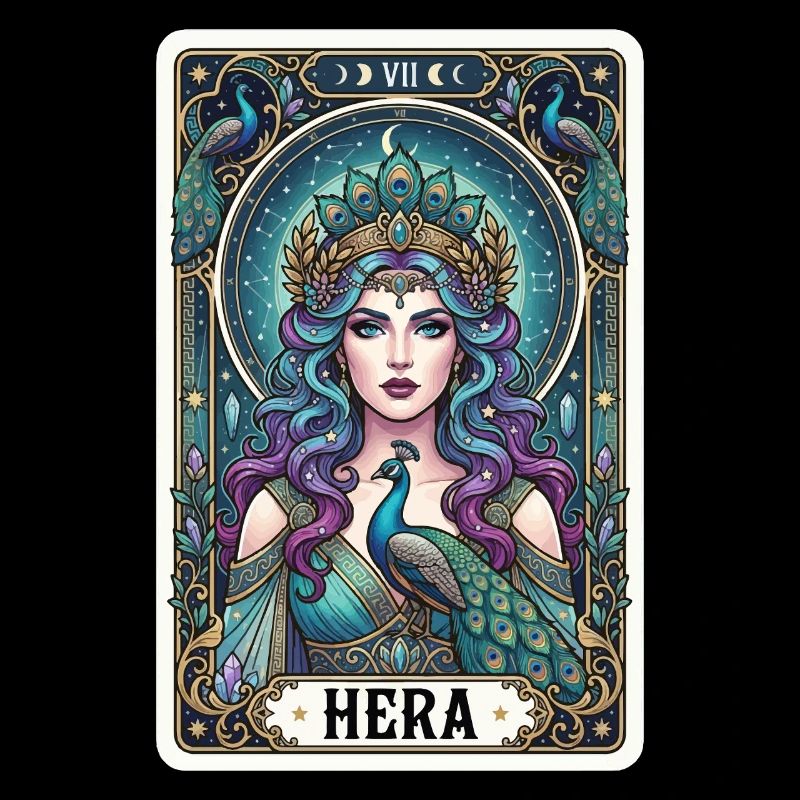Carte de tarot d’Héra