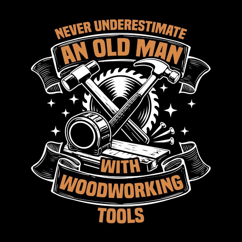 An old man woodworking carpenter carpenter
