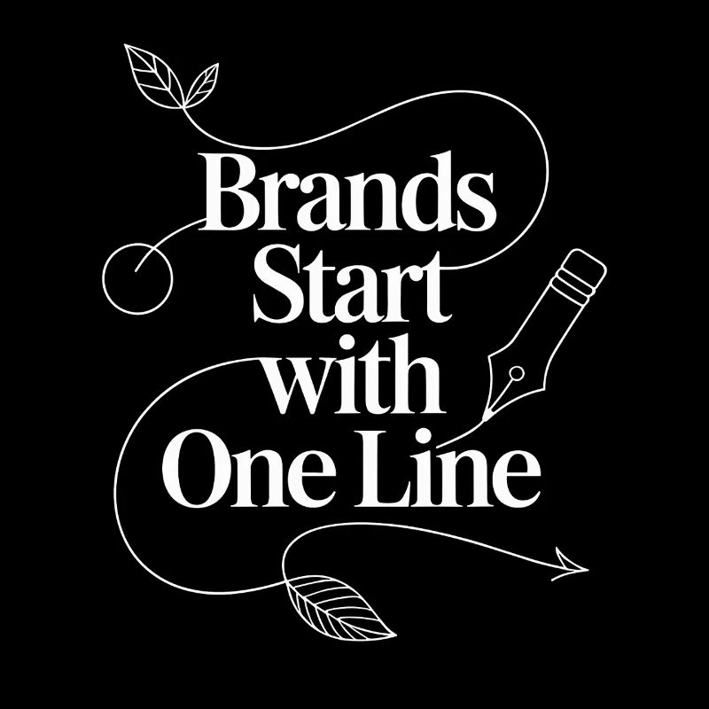 Les marques de designers de logos commencent avec le graphiste