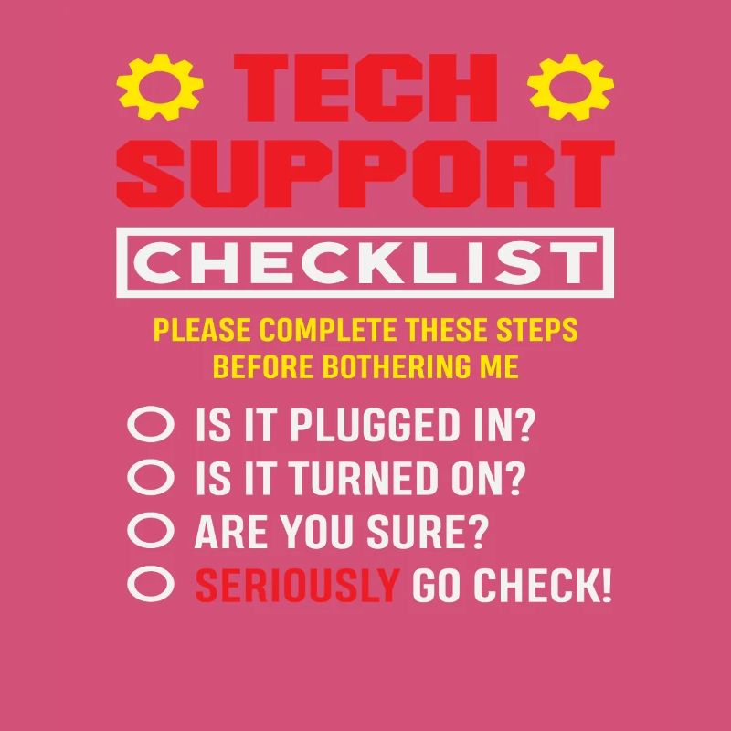 Liste de contrôle du support technique Plugin Admin IT
