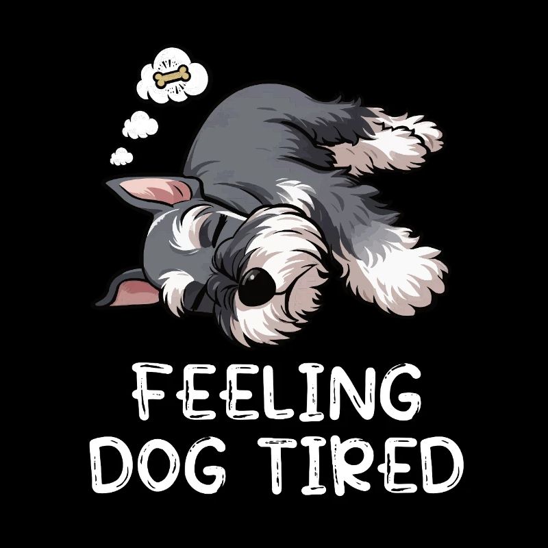 Se sentir fatigué par le chien Schnauzer Propriétaire de Schnauzer