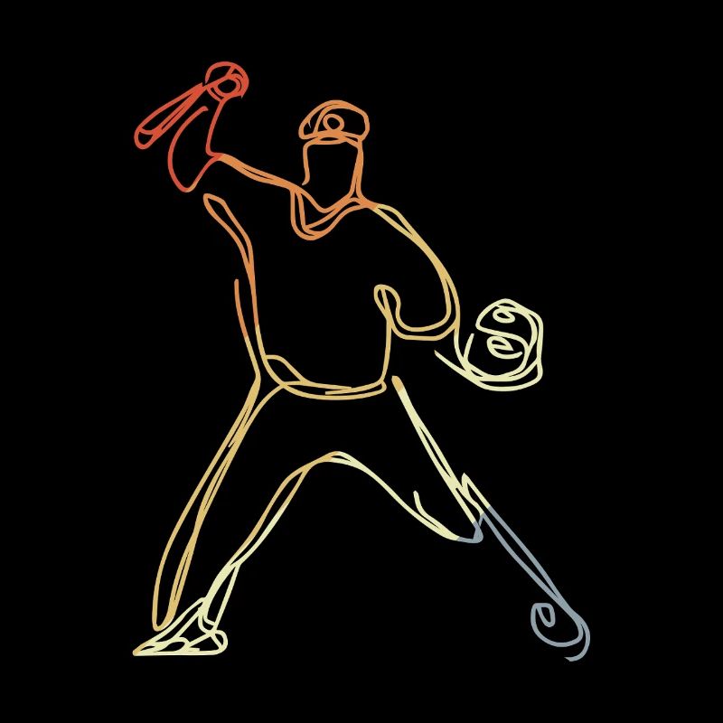 Baseballer Vintage Look