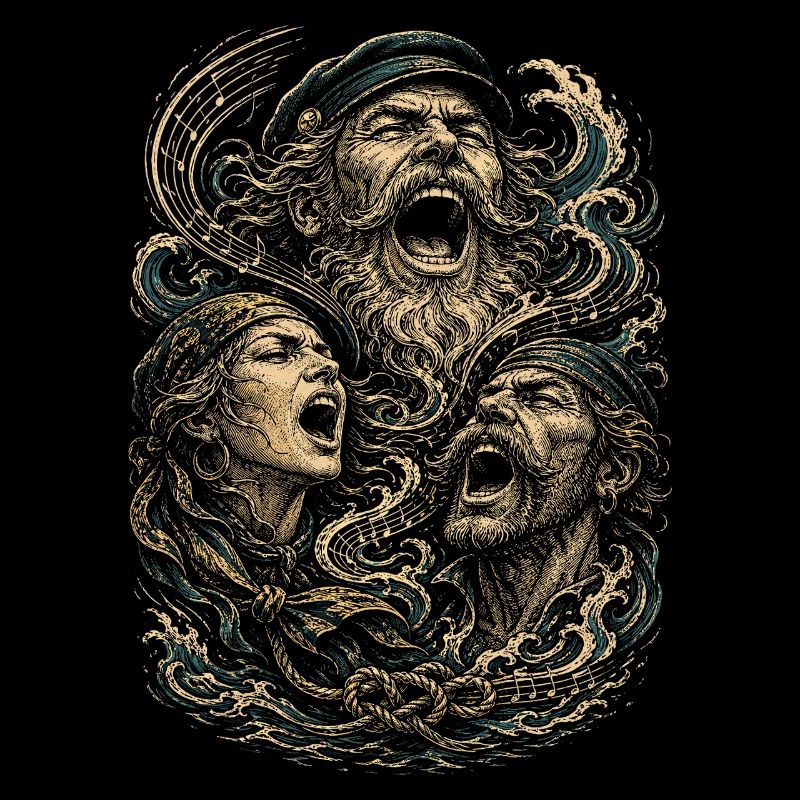 Chansons marines de chœur de bidonvilles