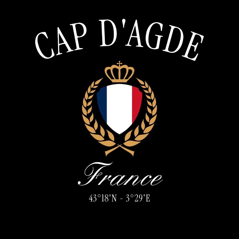 Cap d’Agde Frankreich Wappen Krone Reise Souvenir