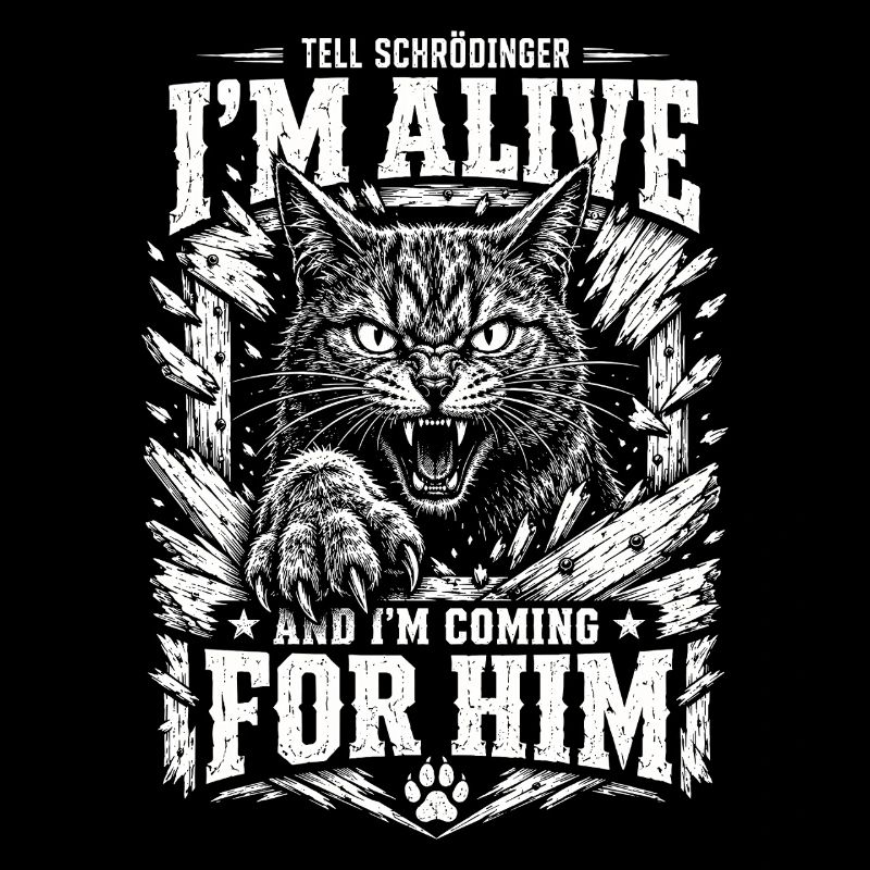 Chemise Schrödinger Chat Vivant
