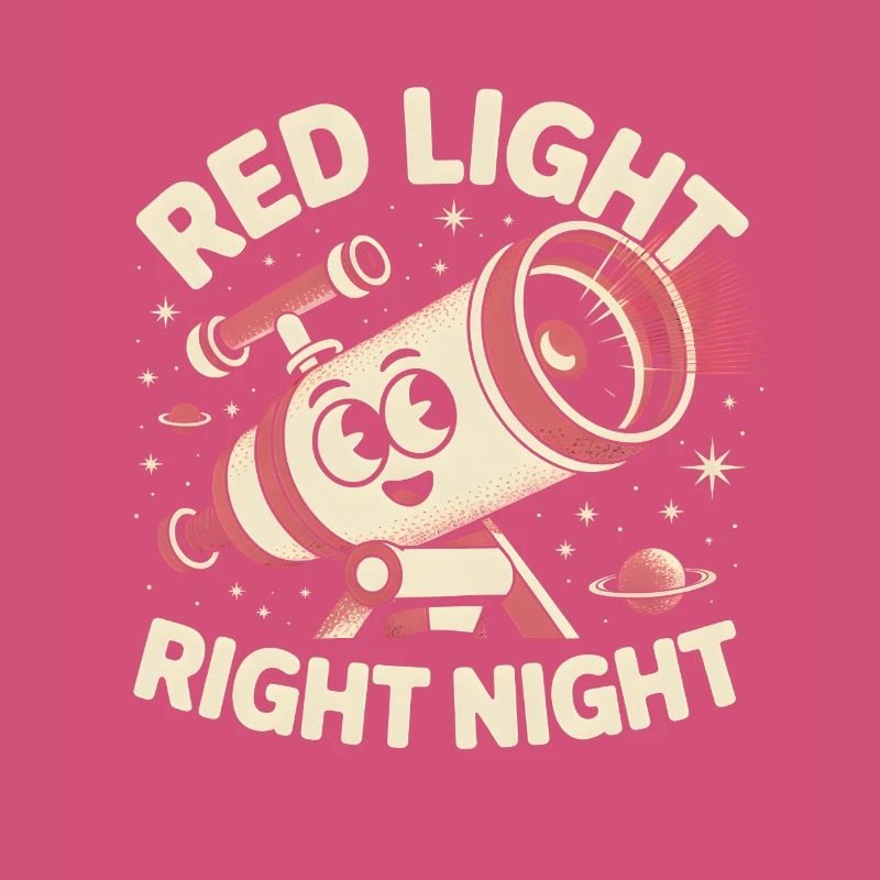 Red Light Clear Night | Astronomy