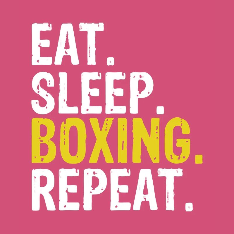 Eat Sleep Boxing Repeat Graphic Tee