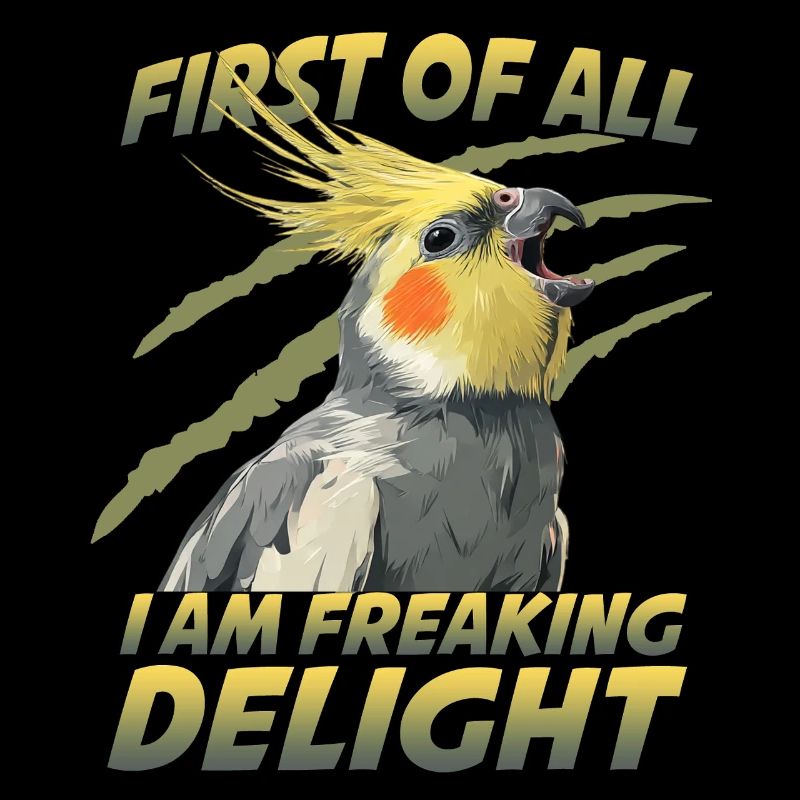 Calopsitte calopsitte oiseau de compagnie perroquet coquin