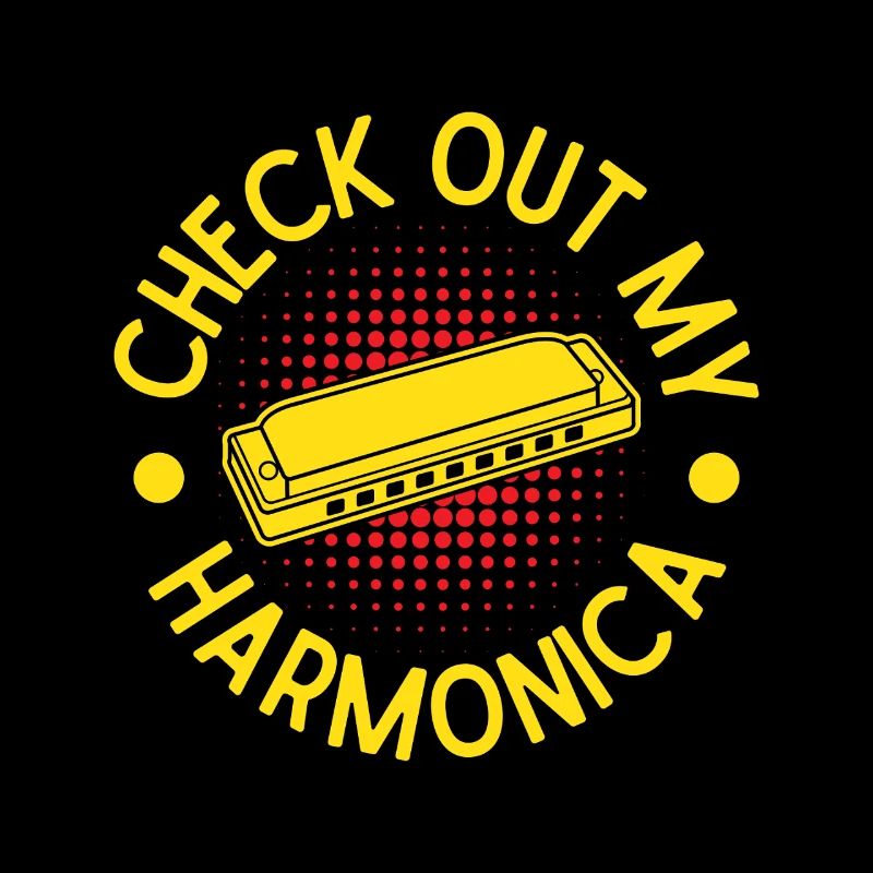 Joueur d’harmonica drôle, regarde mon harmonica