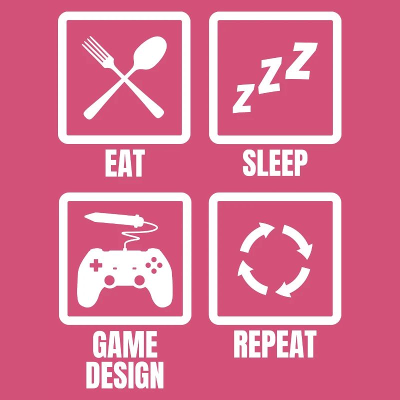 Manger le sommeil Conception du jeu Répéter