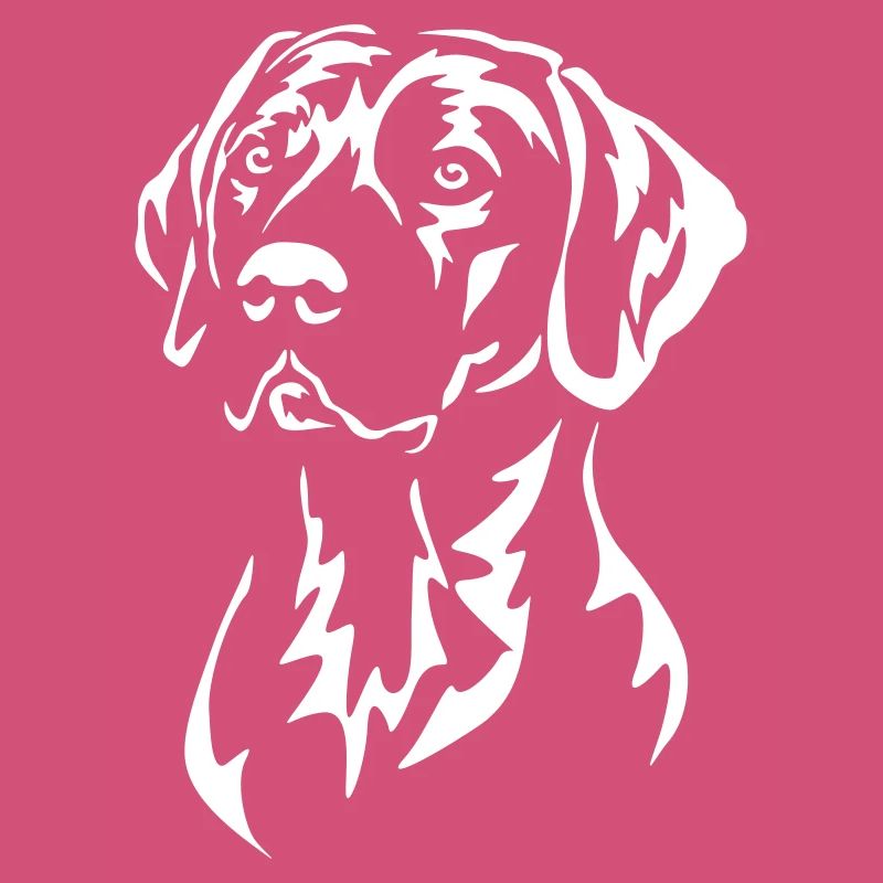 Rhodesian Ridgeback Head « Black Edition »