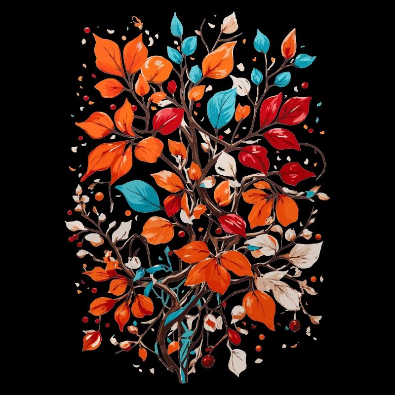 Fleurs aux noix