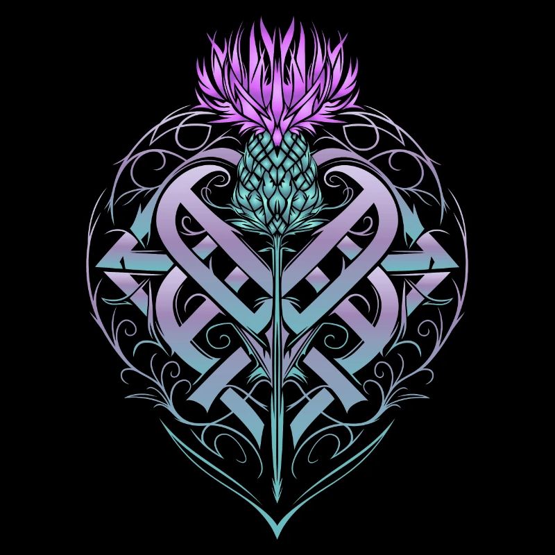 Thistle Shield Celtic Knots Thistle Lover