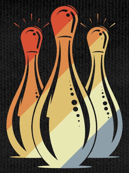 Bowling Graphic Look rétro