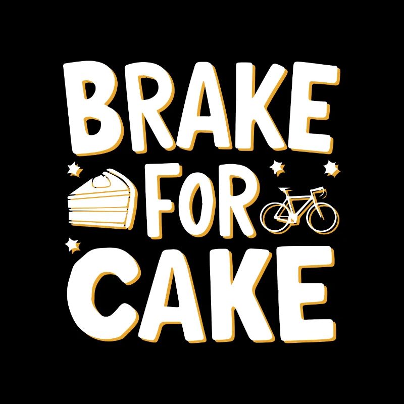 Gâteau de vélo sucré Conception de motivation