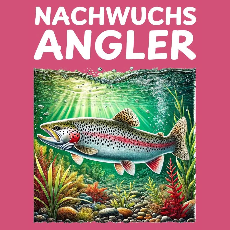 Forelle Kinder Angler Geschenk