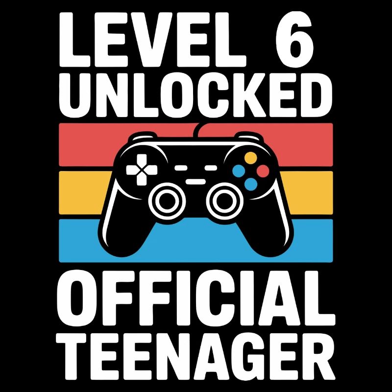 Stufe 6 Freigeschalteter Geburtstags-Gamer-Geburtstag