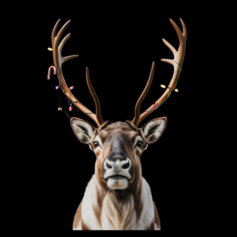 Cerf Rudolph Joyeux Noël doux