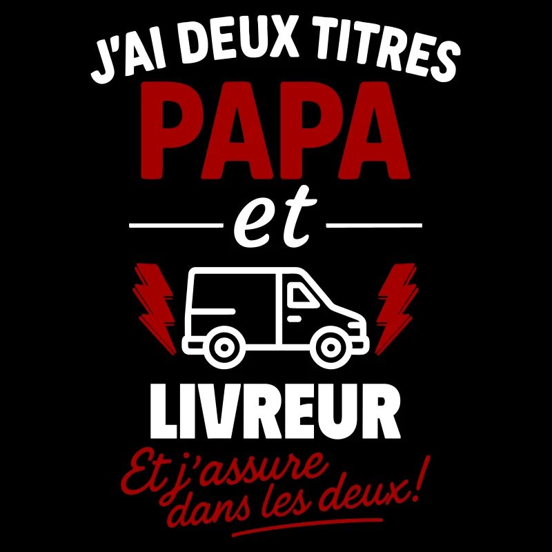 Dad and Delivery Man Christmas Father's Day Gift Idea