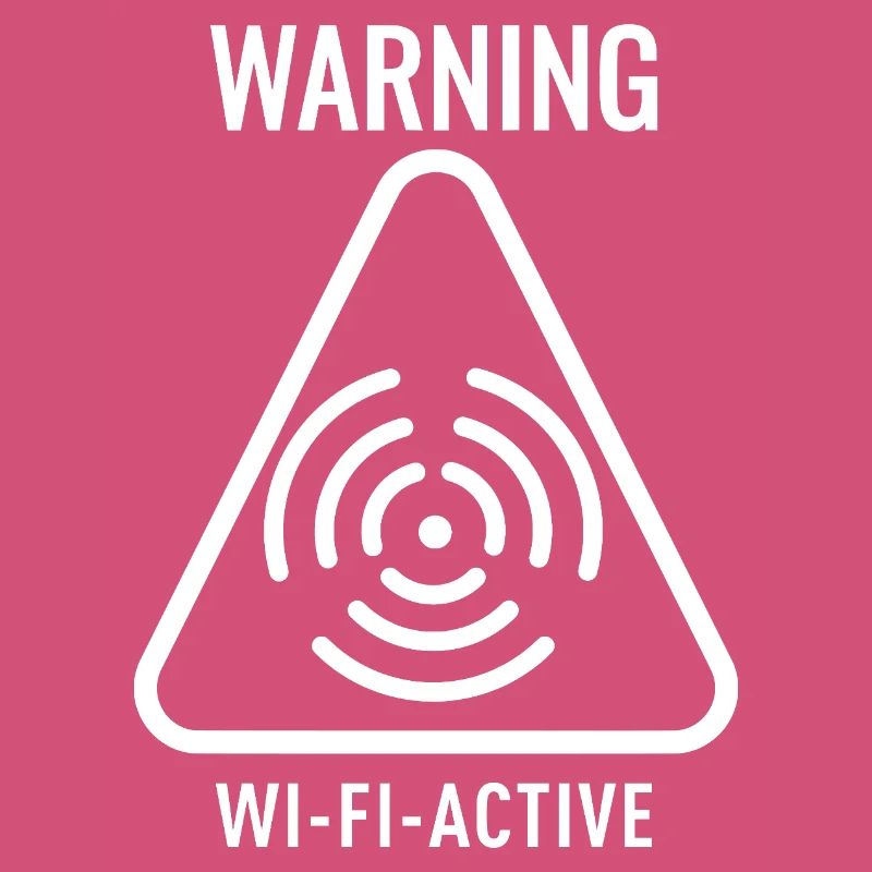 WiFi Active Warning Triangle