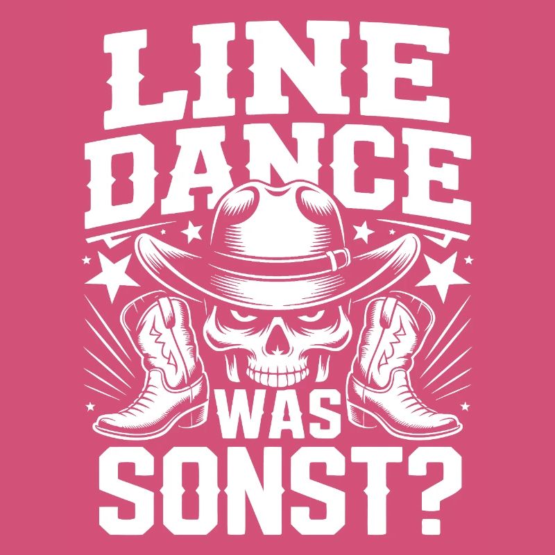 Line Dance Schädel Cowboy