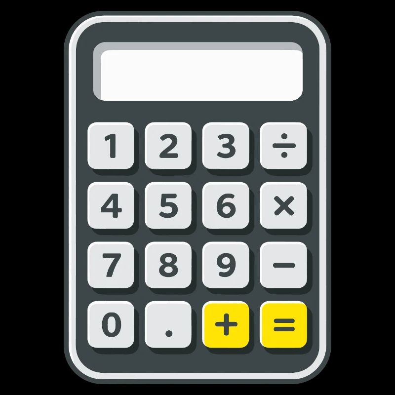 Calculatrice Costume Carnaval Nerd