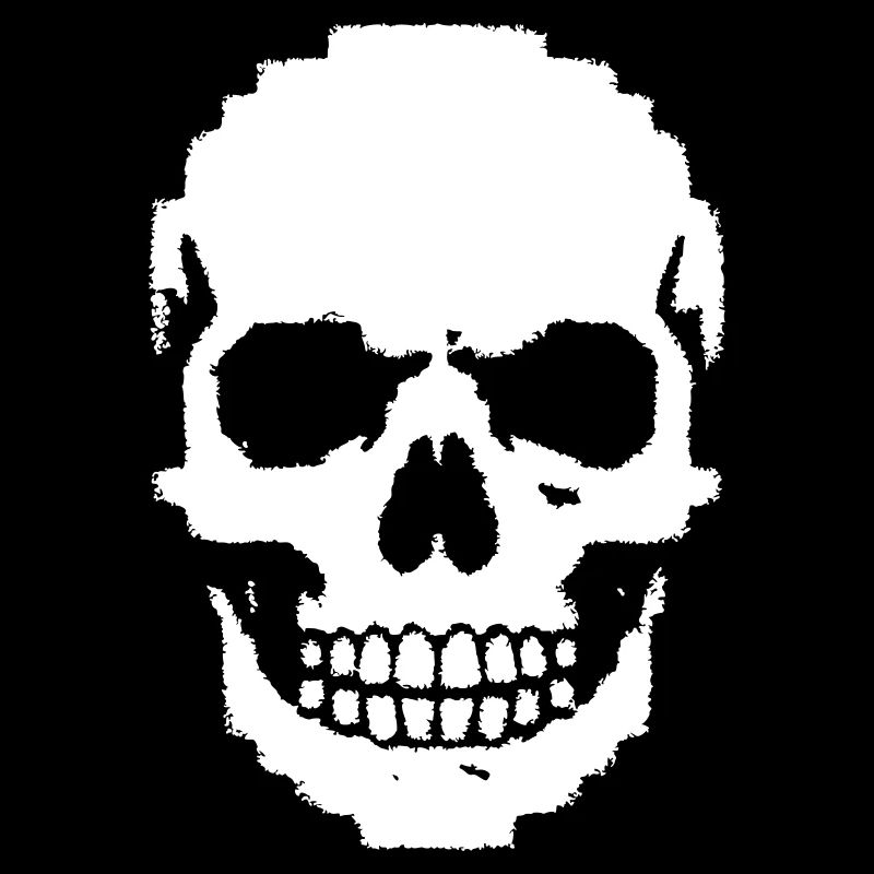 Pixel Art du Crâne