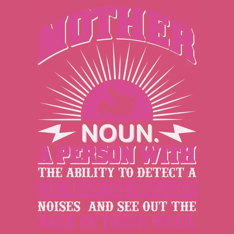 Mutter-Substantiv-Definition Lustiges Mutter-Power-Shirt