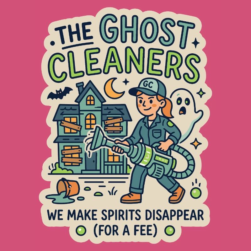 Humour de Ghost Cleaner Ghost Hunter