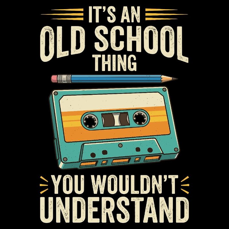 Old School Cassette Design – Retro Mixtape